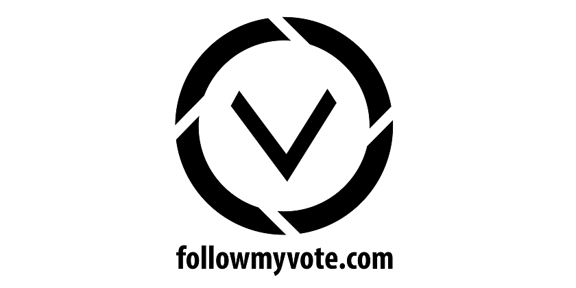 Follow My Vote Logo Campaña Kickstarter Blockchain