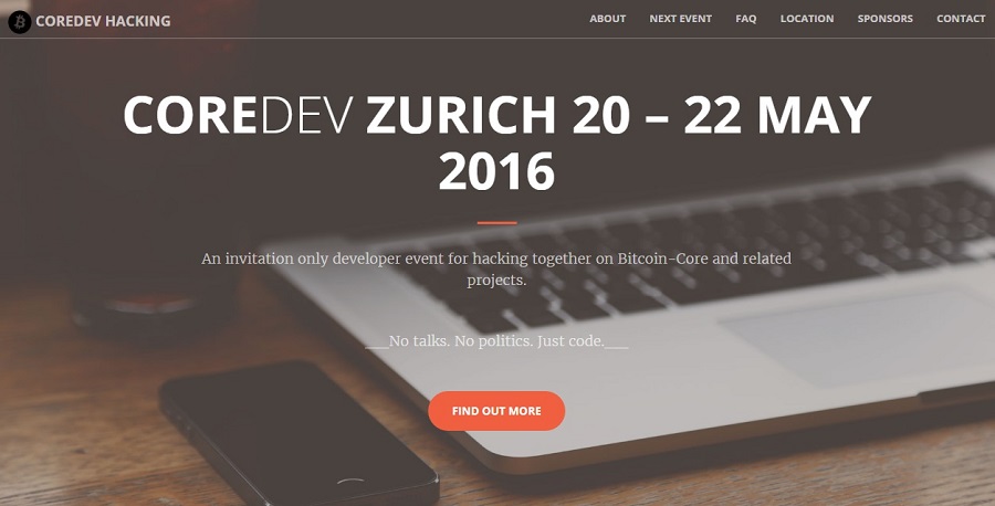 Coredev Zurich Evento BitcoinCore Bitcoin