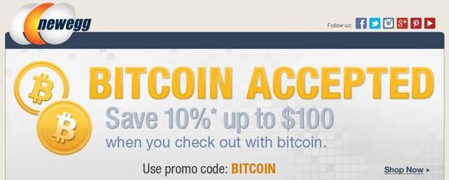 Bitcoin Newegg Promocion