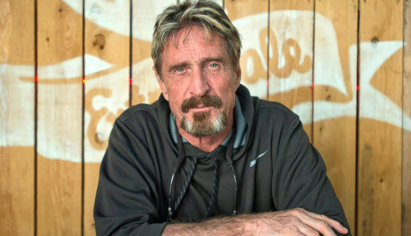 MGT John McAfee McAfee Seguridad Empresas Criptomonedas Bitcoin