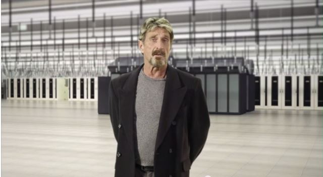 John McAfee Antivirus Centro Minería Bitcoin