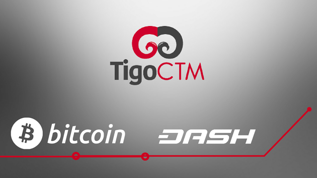 TigoCTM Dash Bitcoin Cajeros Automáticos