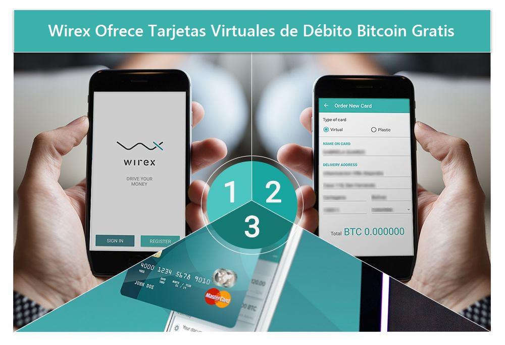 Wirex Tarjeta Débito Bitcoin Virtual Gratis Aplicación