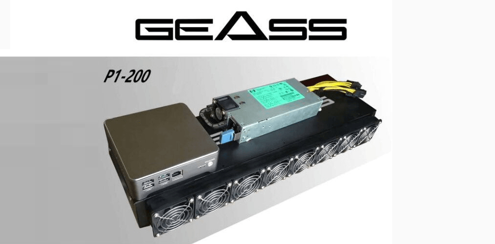 Geass P1-200 Equipo Hardware Minería Criptomonedas