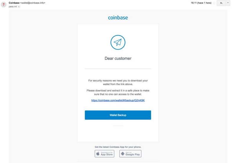 Coinbase Phishing