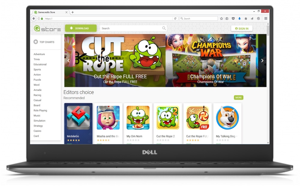 GameCredits Tienda Criptomoneda Juegos