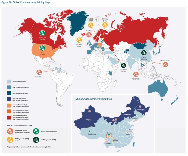 Mining Map Venezuela China Bitcoin