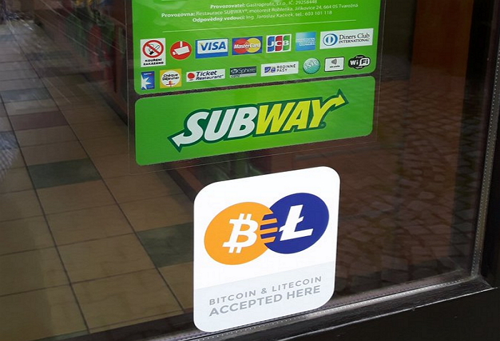 Subway-Litecoin-Bitcoin-República Checa