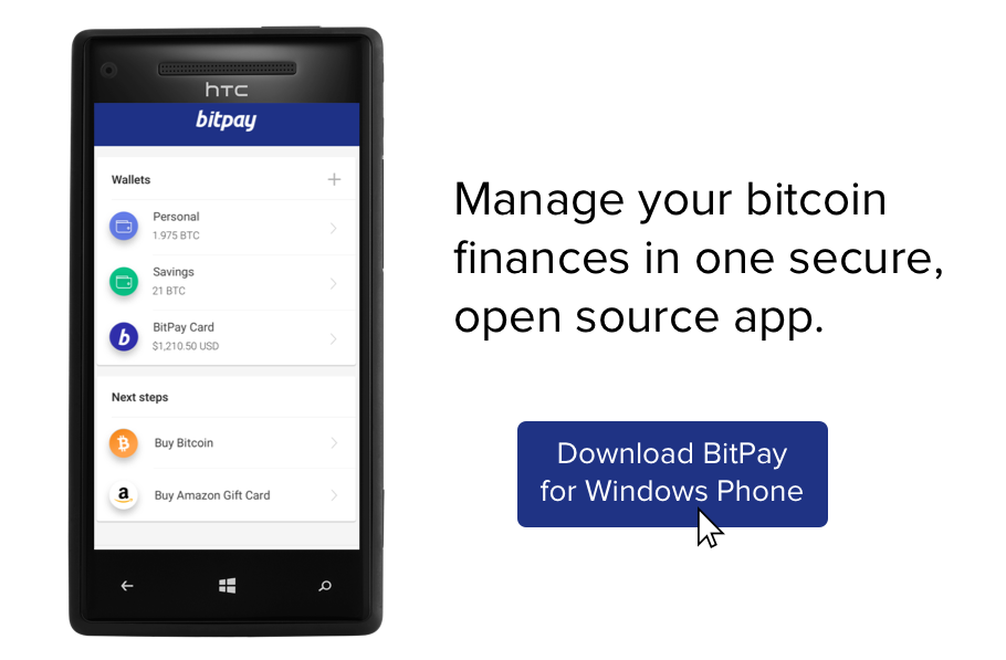 microsoft, cartera bitcoins, visa, bitpay