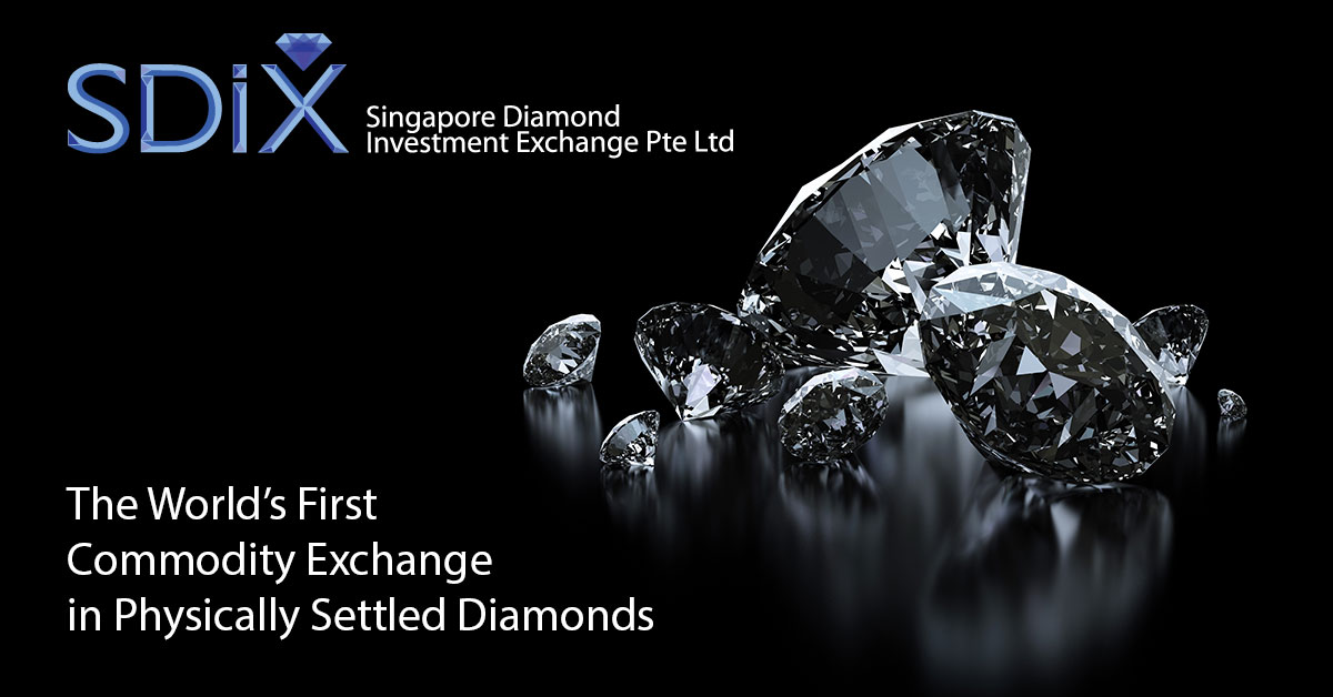 diamantes, blockchain, dlt, singapore diamond investment exchange, singapur, everledger, aplicaciones, kyneti, registro, comercio, mercado, sdix