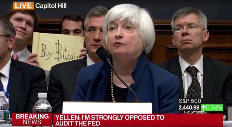 buybitcoin, bitcoin, reserva federal, yanet yellen, cámara de servicios financieros, congreso de los estados unidos, estados unidos, eeuu, usa, televisión en vivo