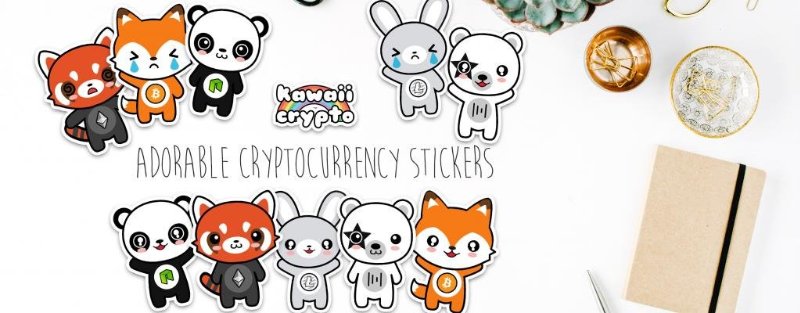 Stickers-criptomonedas-Kawaii-Crypto
