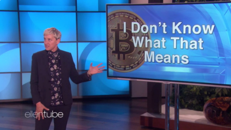 Bitcoin-espectadores-Ellen-DeGeneres-show