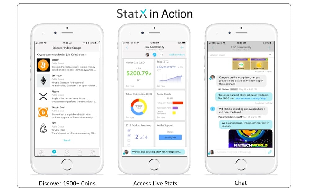 StatX-Mensajeria Cripto