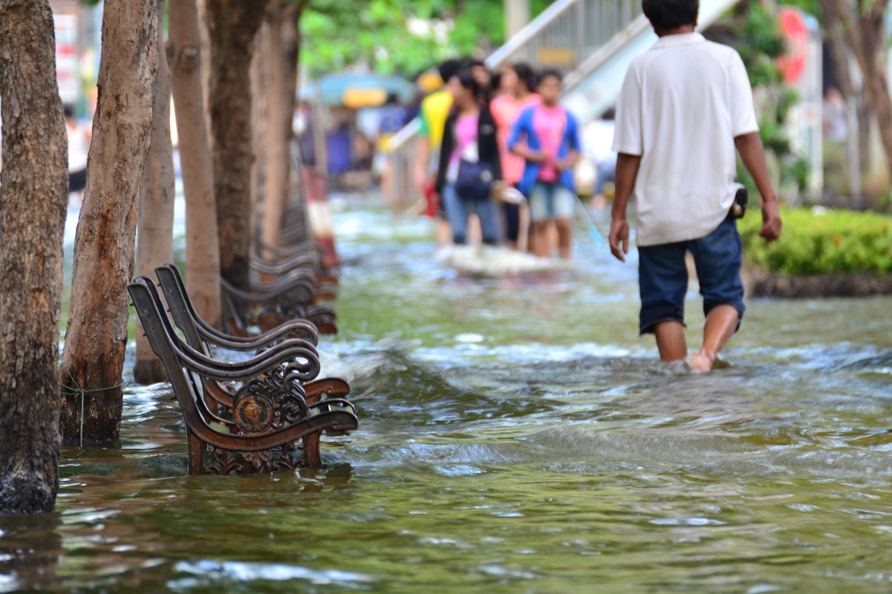 Flood in Bangkok,2011.