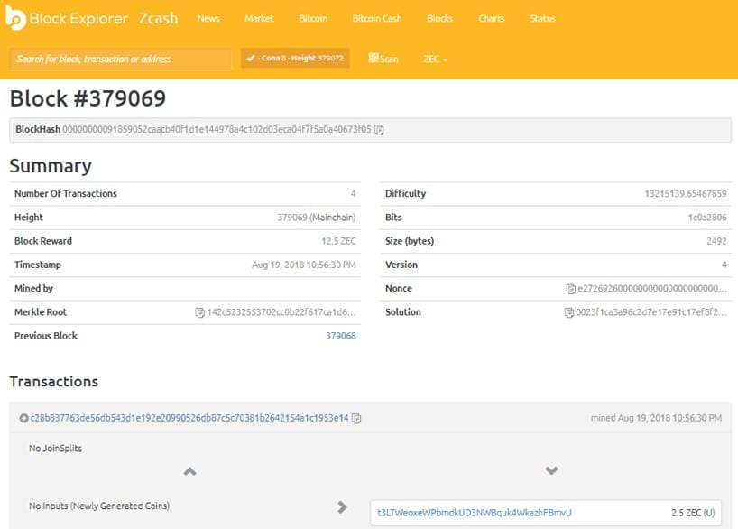 ZEC-Explorador-Transacciones-Bloques