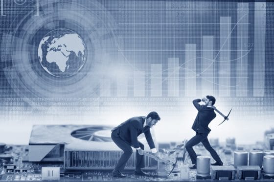 Dos pools de minería controlan más del 40% del hashrate de Bitcoin Cash