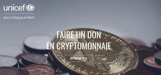 UNICEF Francia comienza a aceptar donaciones en criptomonedas