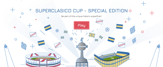 Apoya con Cryptocup a tu equipo favorito del superclásico Boca-River en Ethereum