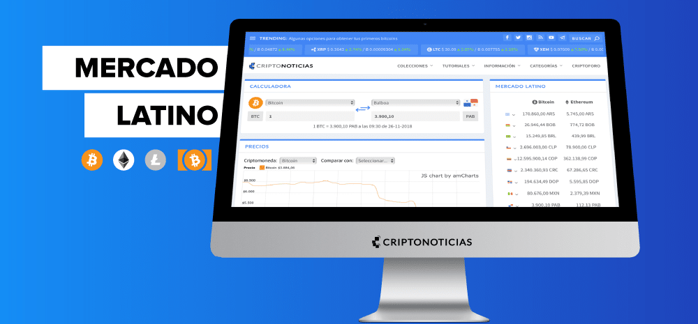 Mercado Latino Criptomonedas Cotizacion