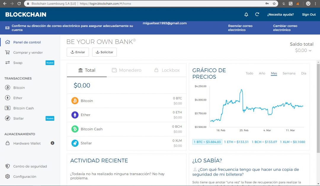 Blockchain Wallet: una cartera multiuso para criptomonedas ...
