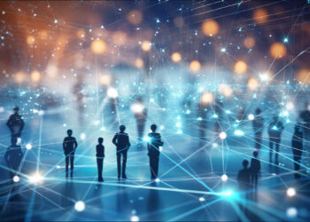 personas entre nodos de blockchain