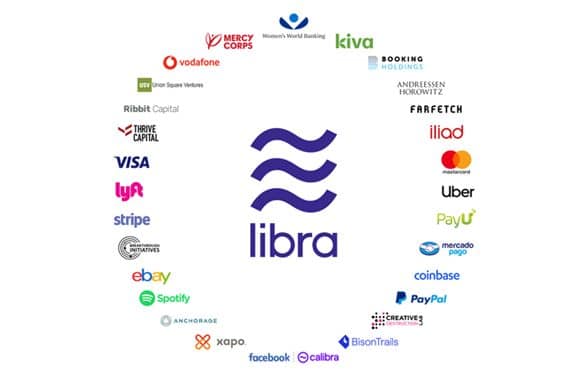 blockchain socios Visa PayPal