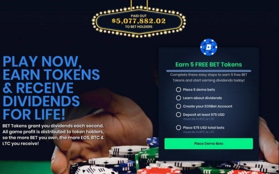 EOSBet.io renueva apariencia y agrega soporte para Bitcoin Cash