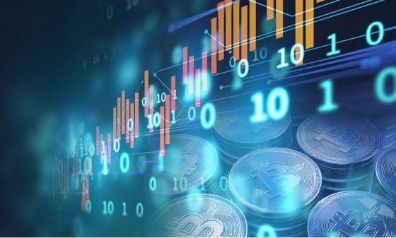 Rango de precio para el comercio de bitcoin se estrecha cada vez más