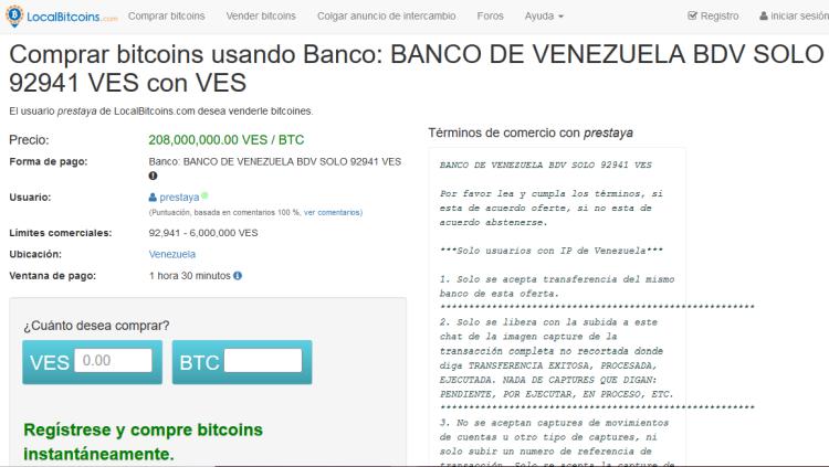 comprar criptomonedas Venezuela