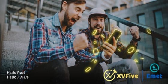 Prerregistrate y gana tus primeros 50 USD en EmetBG con XVFive