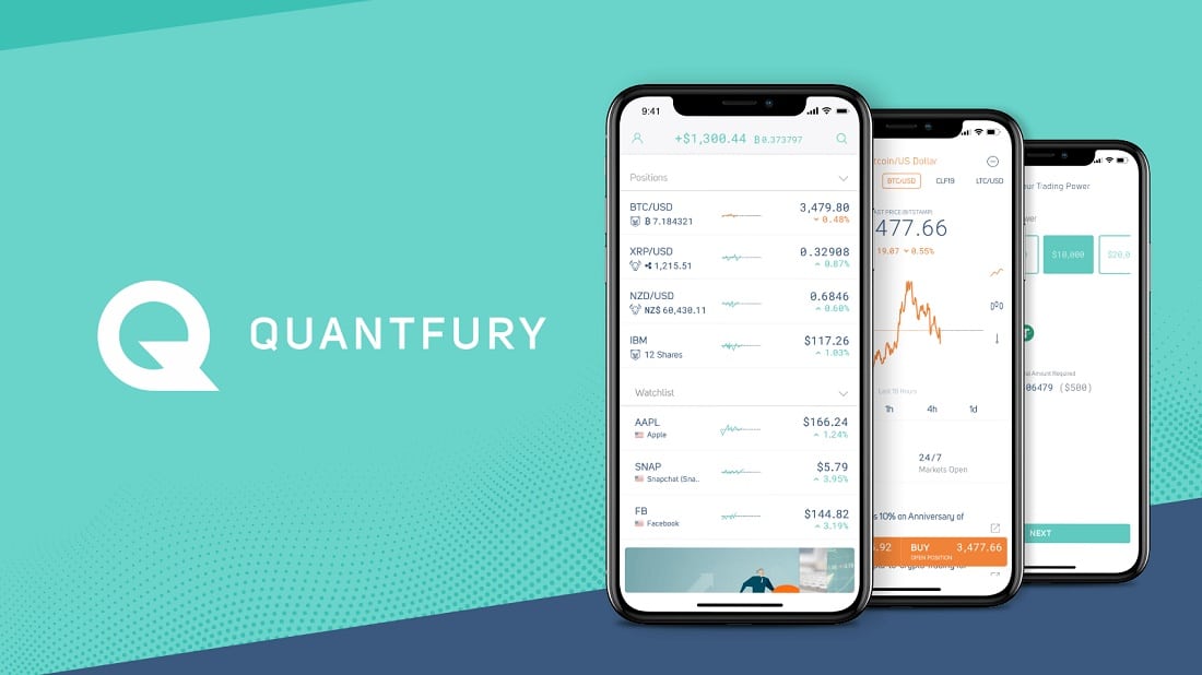 Quantfury una aplicación que te permite hacer trading en 5 mercados diferentes