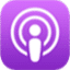 ícono de apple podcasts