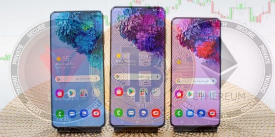 Samsung mantiene soporte para bitcoin, ether y TRON en nuevos Galaxy S20