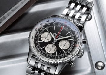 El Breitling Top Time será el primer reloj de la marca que será ofrecido con un pasaporte digital basado en blockchain. Fuente: @Breitling/twitter.com