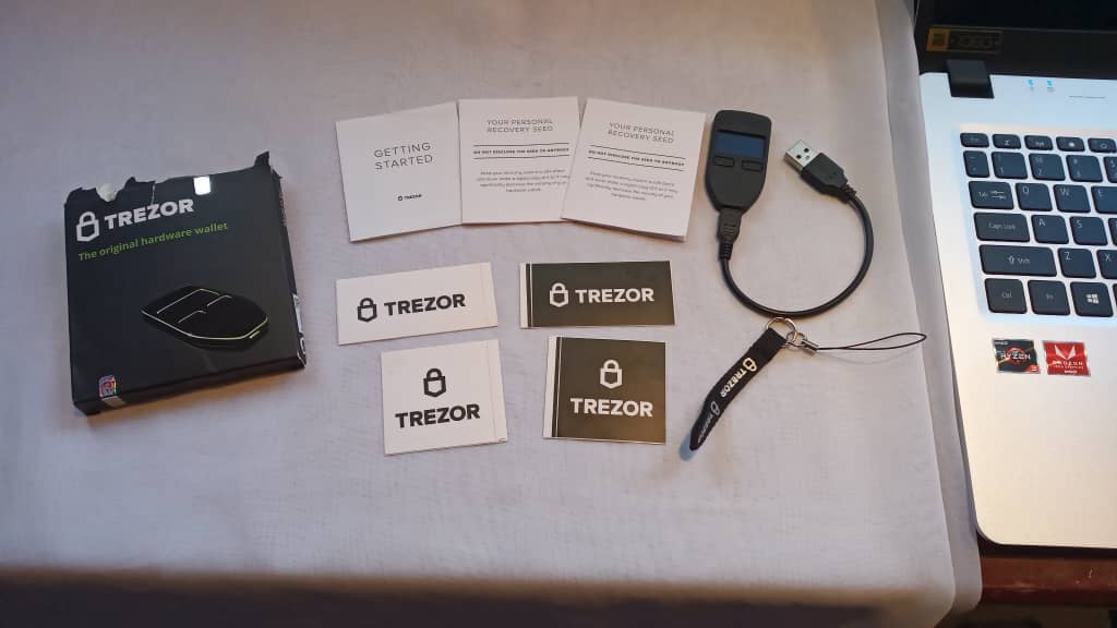 trezor One paso apaso