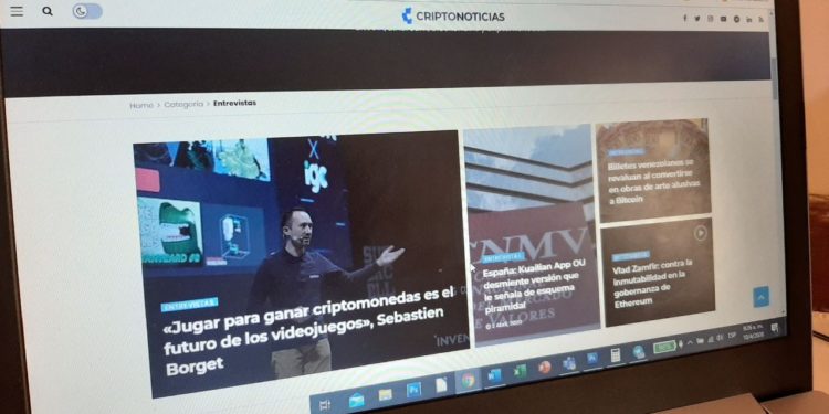 Imagen de portada de entrevistas CriptoNoticias. Fuente: criptonoticias.com