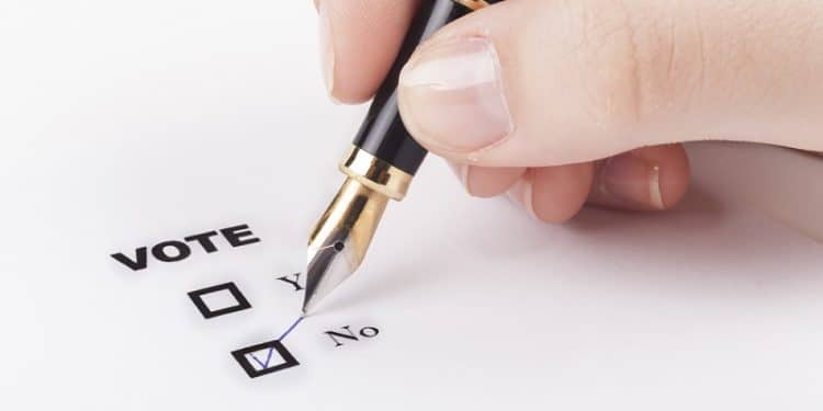 Elección de opción de voto. Fuente:  orcearo/elements.envato.com