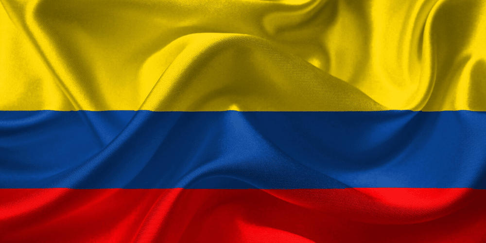 La bandera de Colombia. Fuente: DavidRockDesign/ Envato Elements.