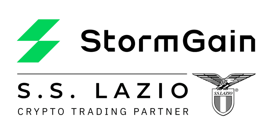 Asociacion del exchange StormGain con S.S. Lazio