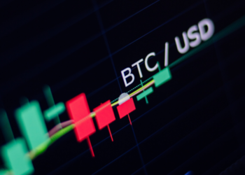 Mercado de intercambio bitcoin y dólar estadounidense. Fuente: avanti_photo/ EnvatoElements.