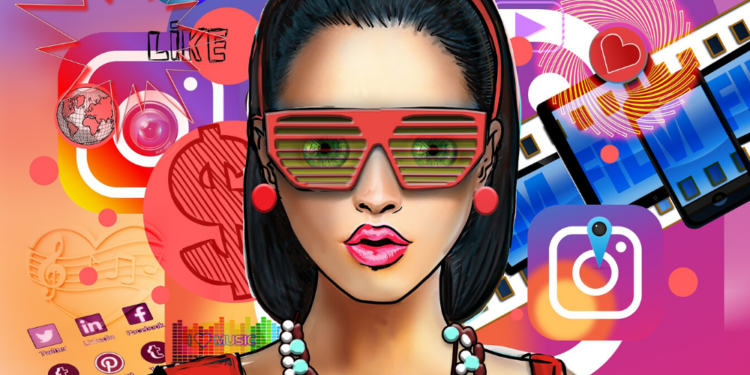 Una influencer o creadora de contenido. Fuente: Geralt/ Pixabay.com