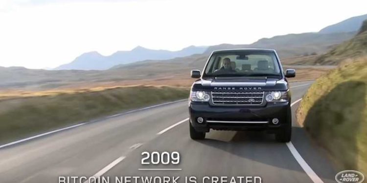 land rover bitcoin