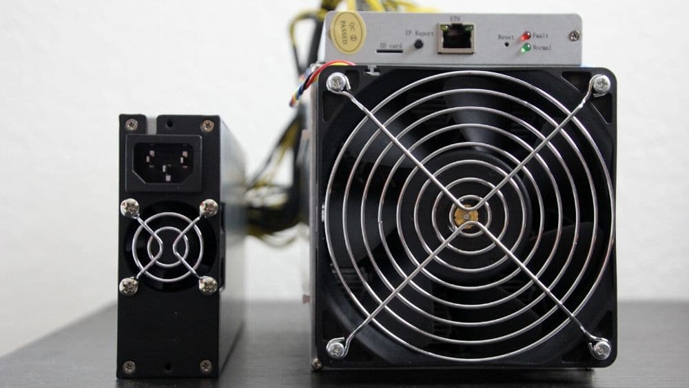 vendedor de Estados Unidos Bitmain Antminer S1-minero de hardware de minería Bitcoin trabajando 