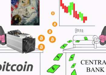 Popular meme entre bitcoiners, conocido como "Money Print Goes BRRRR". Fuente: brrr.money.