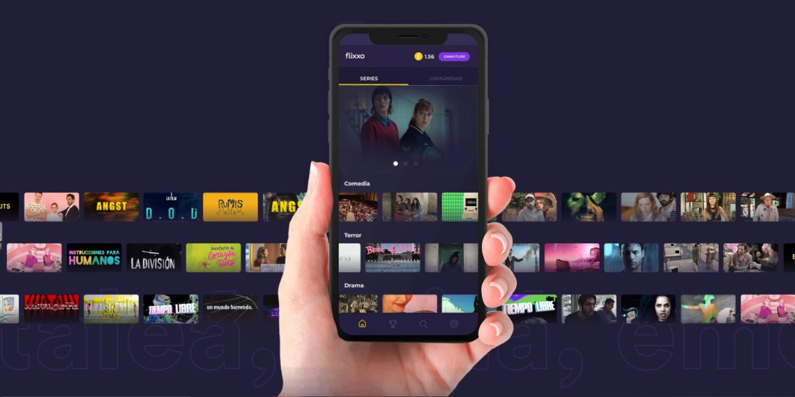Imagen de pantalla de inicio de la página de Flixxo. Fuente: Captura de pantalla de la página de inicio de Flixxo.com