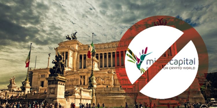 Italia prohibe Consob scam