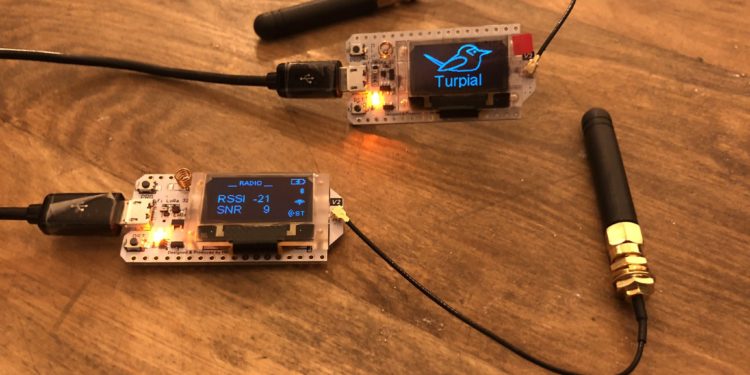 El Turpial, hardware de Locha Mesh para transacciones de Bitcoin fuera de Internet. Fuente: Locha Mesh.