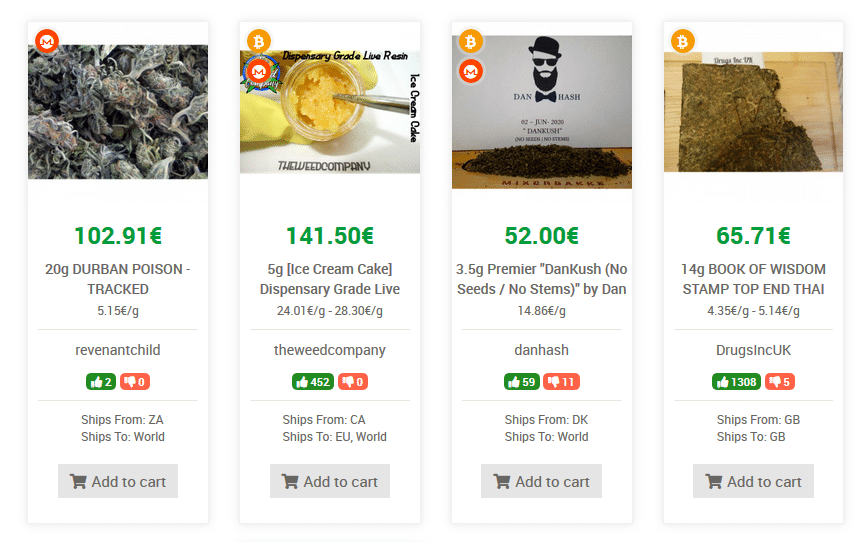 marihuana droga compra btc