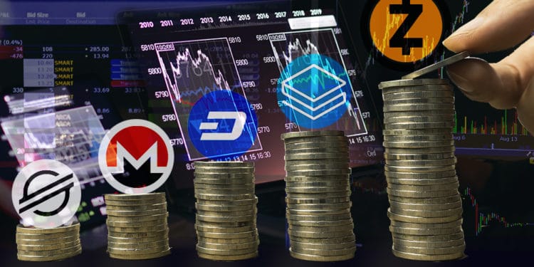 zcash stellar dash monero